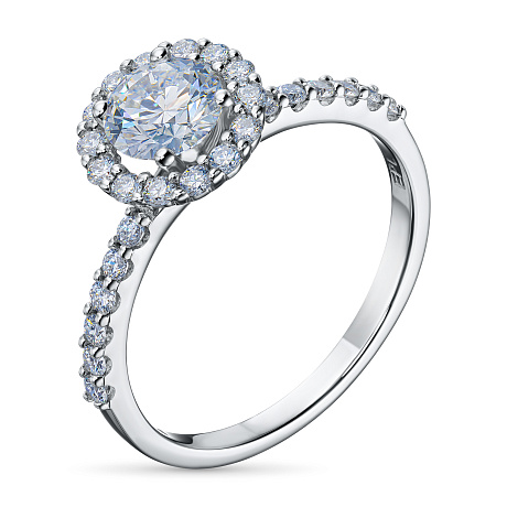 Кольцо из белого золота