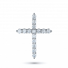 Подвеска из белого золота с бриллиантами (изготовление)