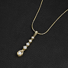 Подвеска из желтого золота с бриллиантом (изготовление)