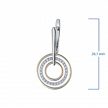Серьги из белого золота с бриллиантами (изготовление)