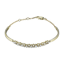 Браслет из желтого золота с бриллиантами