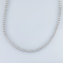 Колье из белого золота (изготовление) с бриллиантом