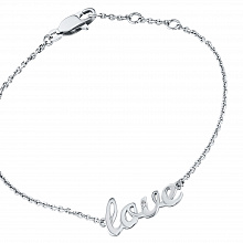 Браслет из белого золота с бриллиантом (изготовление)