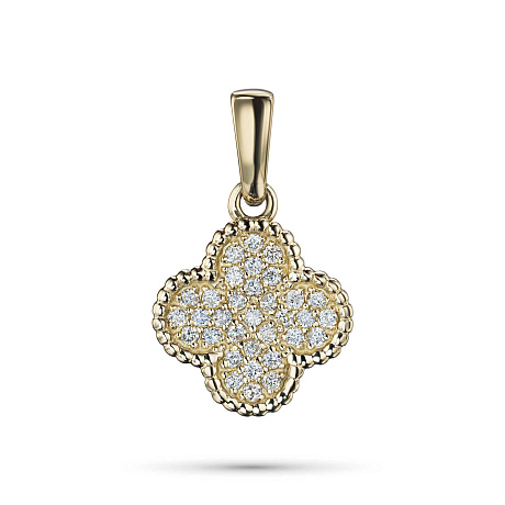 Подвеска из желтого золота