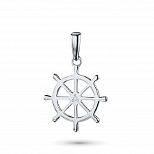 Подвеска из серебра с бриллиантом (изготовление)