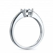 Кольцо из белого золота с бриллиантами (изготовление)