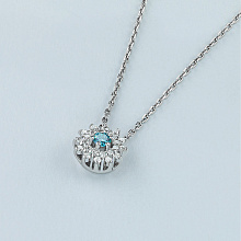 Подвеска из белого золота (изготовление) с бриллиантами