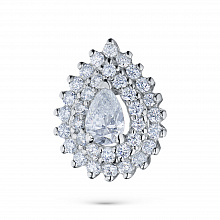 Подвеска из белого золота с бриллиантами (изготовление)