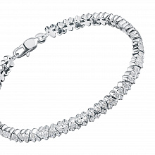 Браслет из белого золота с бриллиантами (изготовление)