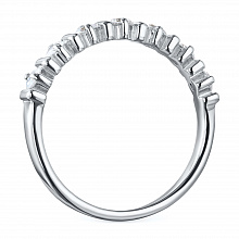 Кольцо из белого золота с бриллиантами (изготовление)