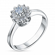 Кольцо из желтого золота с бриллиантами (изготовление)