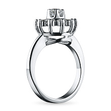 Кольцо из белого золота с бриллиантами (изготовление)