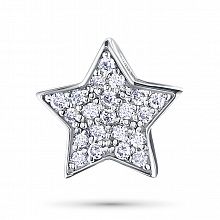 Подвеска из белого золота с бриллиантами (изготовление)