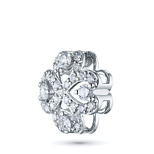 Подвеска из серебра c бриллиантами