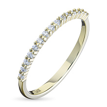 Кольцо из желтого золота с бриллиантами