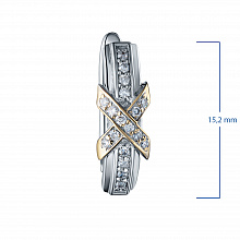 Серьги из белого золота с бриллиантами (изготовление)