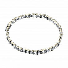 Браслет из белого золота с бриллиантом (изготовление)