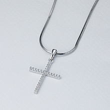 Подвеска из белого золота с бриллиантами (изготовление)