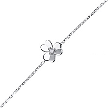 Браслет из белого золота с бриллиантом (изготовление)