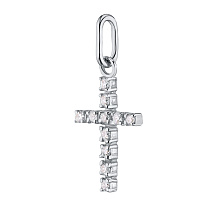 Подвеска из белого золота с бриллиантами