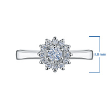 Кольцо из желтого золота с бриллиантами (изготовление)