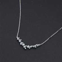 Колье из белого золота c бриллиантами