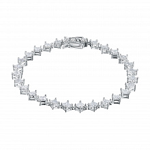 Браслет из белого золота с бриллиантами (изготовление)