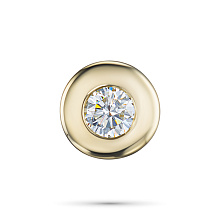 Подвеска из желтого золота с бриллиантом