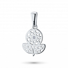 Подвеска из белого золота с бриллиантом (изготовление)