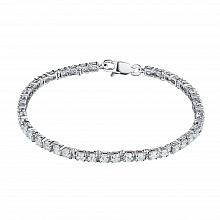 Браслет из белого золота с бриллиантами (изготовление)