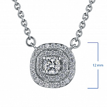 Колье из белого золота с бриллиантами (изготовление)