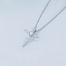 Подвеска из белого золота с бриллиантами (изготовление)