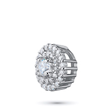 Подвеска из белого золота c бриллиантами