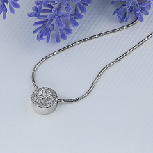 Подвеска из белого золота с бриллиантами (изготовление)