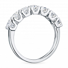 Кольцо из белого золота с бриллиантами (изготовление)