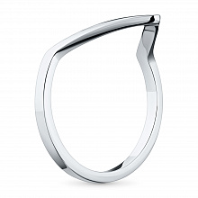 Кольцо из белого золота с бриллиантом (изготовление)