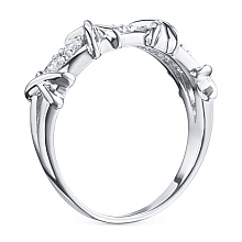 Кольцо из белого золота (изготовление) с бриллиантом