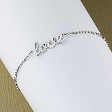 Браслет из белого золота с бриллиантом (изготовление)