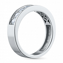 Кольцо из белого золота с бриллиантами (изготовление)