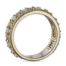 Кольцо из желтого золота c бриллиантами
