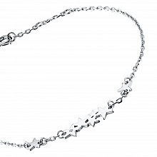 Браслет из серебра с бриллиантом (изготовление)