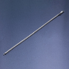 Браслет из белого золота с бриллиантами (изготовление)