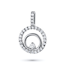 Подвеска из белого золота с бриллиантами (изготовление)