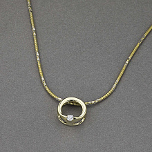 Подвеска из желтого золота с бриллиантом (изготовление)