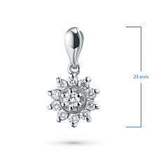 Подвеска из желтого золота с бриллиантами (изготовление)