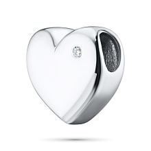 Подвеска из белого золота с бриллиантом (изготовление)