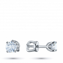 Пусеты из желтого золота с бриллиантами (изготовление)