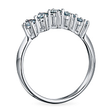 Кольцо из белого золота c бриллиантами