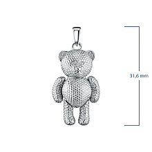 Подвеска из серебра (изготовление) с бриллиантом