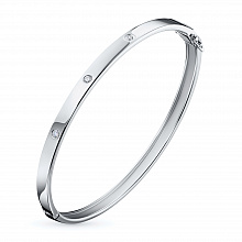 Браслет из белого золота с бриллиантами (изготовление)